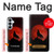 S2955 Wolf Howling Red Moon Case For Samsung Galaxy S26 Plus