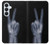 S3101 X-ray Peace Sign Fingers Case For Samsung Galaxy S26 Plus