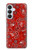 S3354 Red Classic Bandana Case For Samsung Galaxy S26 Plus