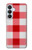 S3535 Red Gingham Case For Samsung Galaxy S26 Plus