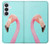 S3708 Pink Flamingo Case For Samsung Galaxy S26 Plus