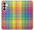 S3942 LGBTQ Rainbow Plaid Tartan Case For Samsung Galaxy S26 Plus