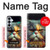 S3971 Cat Painted Color Case For Samsung Galaxy S26 Plus
