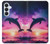 S3980 Dolphin Sunset Milky Way Case For Samsung Galaxy S26 Plus