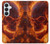 S4062 Fire Skull Case For Samsung Galaxy S26 Plus