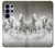 S0933 White Horses Case For Samsung Galaxy S26 Ultra