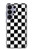 S1611 Black and White Check Chess Board Case For Samsung Galaxy S26 Ultra
