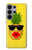 S2443 Funny Pineapple Sunglasses Kiss Case For Samsung Galaxy S26 Ultra