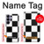 S2492 Black and White Check Case For Samsung Galaxy S26 Ultra