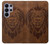 S2529 Leo Zodiac Tattoo Brown Graphic Print Case For Samsung Galaxy S26 Ultra