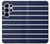 S2767 Navy White Striped Case For Samsung Galaxy S26 Ultra