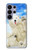 S3794 Arctic Polar Bear and Seal Paint Case For Samsung Galaxy S26 Ultra