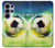 S3844 Glowing Football Soccer Ball Case For Samsung Galaxy S26 Ultra