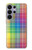 S3942 LGBTQ Rainbow Plaid Tartan Case For Samsung Galaxy S26 Ultra