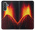 S0745 Volcano Lava Case For Samsung Galaxy A37