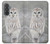S1566 Snowy Owl White Owl Case For Samsung Galaxy A37