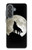 S1981 Wolf Howling at The Moon Case For Samsung Galaxy A37