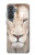 S2399 White Lion Face Case For Samsung Galaxy A37
