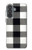 S2842 Black and White Buffalo Check Pattern Case For Samsung Galaxy A37