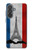 S2859 Vintage France Flag Eiffel Tower Case For Samsung Galaxy A37