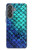 S3047 Green Mermaid Fish Scale Case For Samsung Galaxy A37