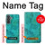 S3147 Aqua Marble Stone Case For Samsung Galaxy A37