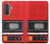 S3204 Red Cassette Recorder Graphic Case For Samsung Galaxy A37