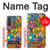 S3281 Colorful Hippie Flowers Pattern Case For Samsung Galaxy A37