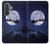 S3508 Xmas Santa Moon Case For Samsung Galaxy A37
