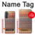 S3752 Zigzag Fabric Pattern Graphic Printed Case For Samsung Galaxy A37