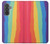 S3799 Cute Vertical Watercolor Rainbow Case For Samsung Galaxy A37