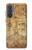 S3868 Aircraft Blueprint Old Paper Case For Samsung Galaxy A37
