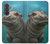 S3871 Cute Baby Hippo Hippopotamus Case For Samsung Galaxy A37