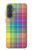 S3942 LGBTQ Rainbow Plaid Tartan Case For Samsung Galaxy A37