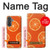 S3946 Seamless Orange Pattern Case For Samsung Galaxy A37