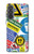 S3960 Safety Signs Sticker Collage Case For Samsung Galaxy A37