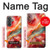 S4012 Red Marble Gold Veins Case For Samsung Galaxy A37