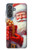 S4029 Xmas Smiling Santa Claus Gift Box Case For Samsung Galaxy A37