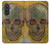 S3359 Vincent Van Gogh Skull Case For Samsung Galaxy A57