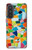 S3391 Abstract Art Mosaic Tiles Graphic Case For Samsung Galaxy A57