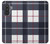 S3452 Plaid Fabric Pattern Case For Samsung Galaxy A57