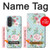S3494 Vintage Rose Polka Dot Case For Samsung Galaxy A57