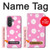 S3500 Pink Floral Pattern Case For Samsung Galaxy A57