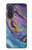 S3676 Colorful Abstract Marble Stone Case For Samsung Galaxy A57