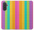 S3678 Colorful Rainbow Vertical Case For Samsung Galaxy A57