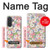 S3688 Floral Flower Art Pattern Case For Samsung Galaxy A57