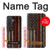 S3804 Fire Fighter Metal Red Line Flag Graphic Case For Samsung Galaxy A57