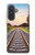 S3866 Railway Straight Train Track Case For Samsung Galaxy A57