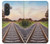 S3866 Railway Straight Train Track Case For Samsung Galaxy A57