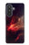 S3897 Red Nebula Space Case For Samsung Galaxy A57
